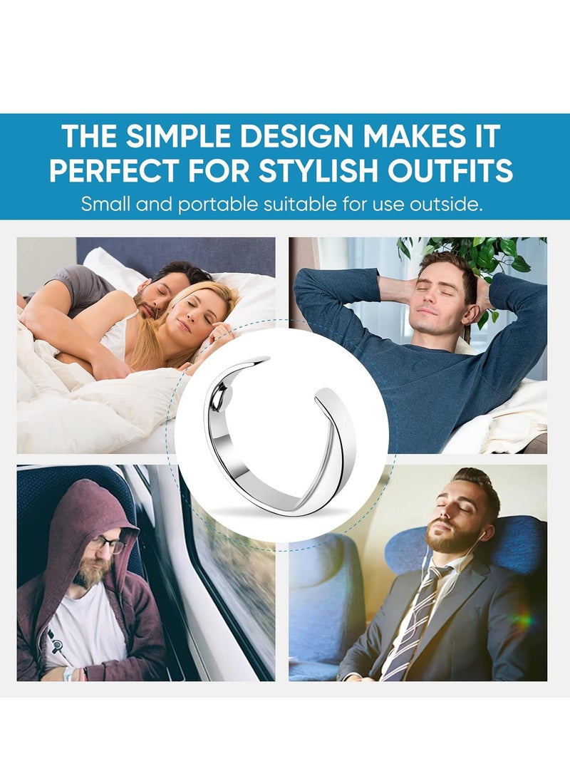 KASTWAVE - Anti Snoring Devices, Adjustable Magnetic Anti Snoring Ring, Reduce Snoring, Improve Sleep Quality, Extra Strength Snoring Solution, for Men and Women, Medium - Image 1