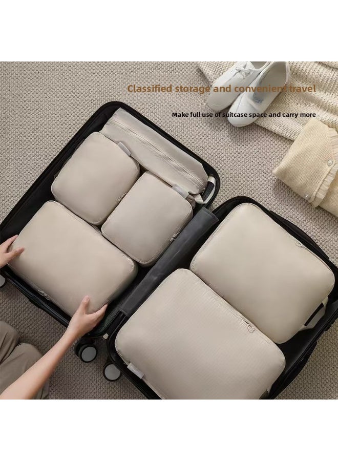 6-Piece Travel Organizer Bag, Waterproof Luggage Organizer Bags for Clothes, Shoes & Accessories, Portable Suitcase Insert Storage Pouches - Image 2