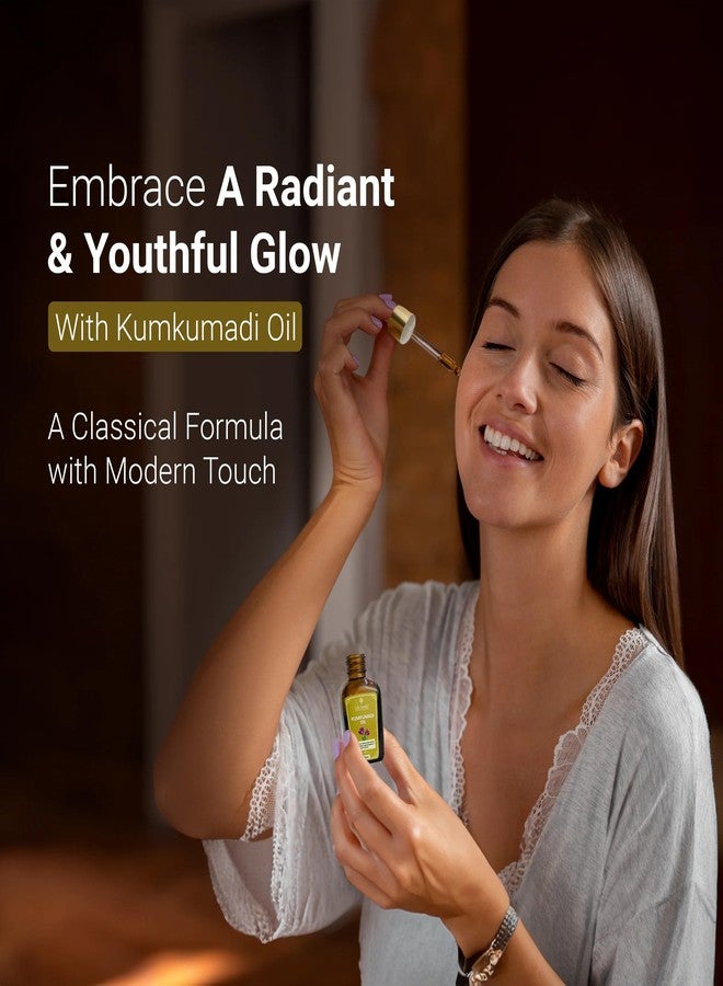 Life Aveda Kumkumadi Tailam | Ayurvedic Face Oil for Glowing Skin | Reduces Dark Spots, Pigmentation, Dryness | Enriched with Saffron, Turmeric, Licorice Root | Anti-Aging & Chemical-Free, 15 ml - Image 2