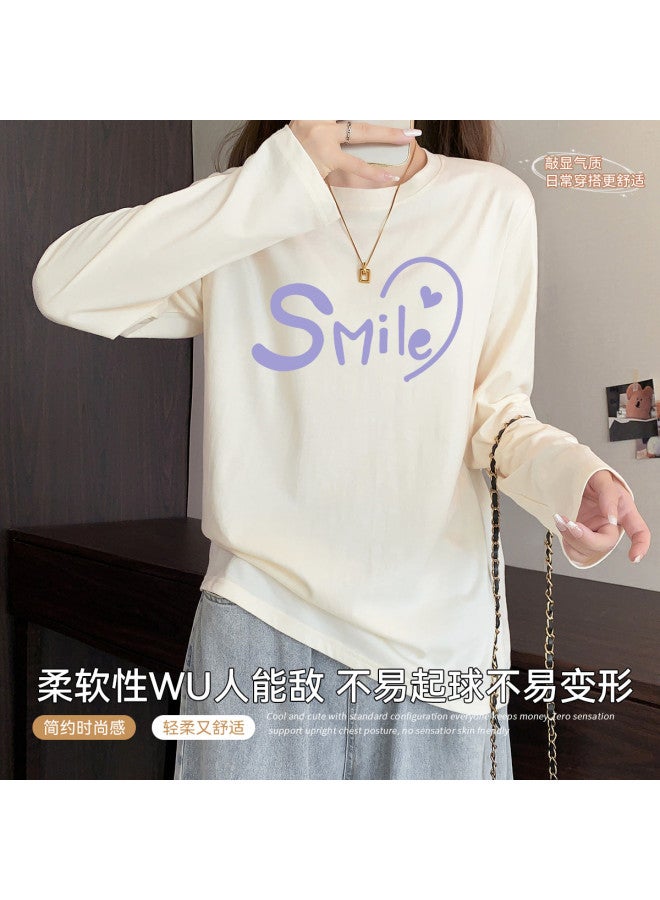 Your Sun Women'S Long Sleeve T-Shirt, Women'S Base Layer, Printed Athletic Pure Cotton T-Shirt For Women - Image 4