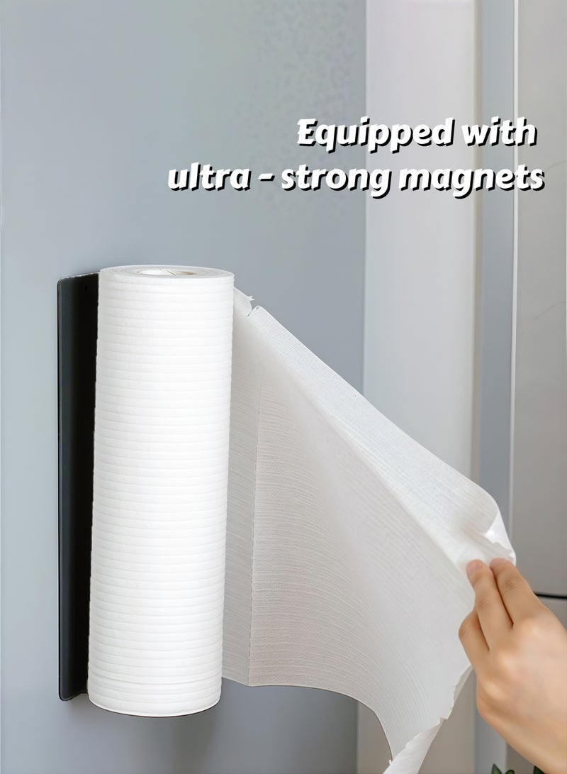 حامل مناديل حمام مغناطيسي، منظم مناشف، حامل لفافة ورق تواليت، رف مناشف جداري، علاقة خطاف مناديل، رف تعليق للحمام والمطبخ والمكتب والمنزل - Image 5