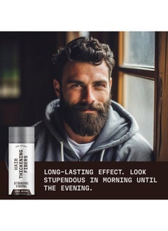 Striking Viking Hair Fibers For Thinning Hair Hair Building Fibers (Dark Brown) 28G Naturally Derived Formula Long Lasting Hair Powder For Undetectable Thicker Looking Hair For Men & Women  - Image 3