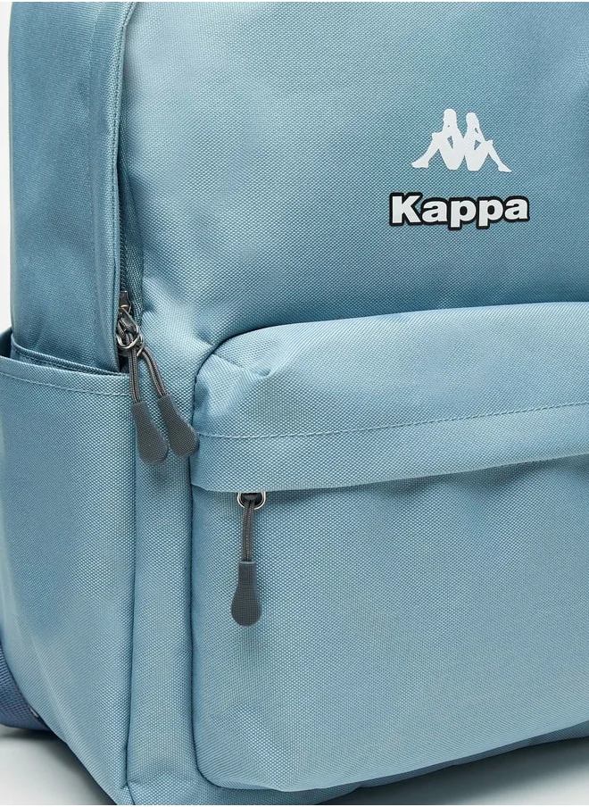 Kappa Logo Detail Backpack with Adjustable Shoulder Straps