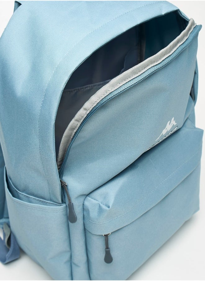 Kappa - Logo Detail Backpack with Adjustable Shoulder Straps - Image 1