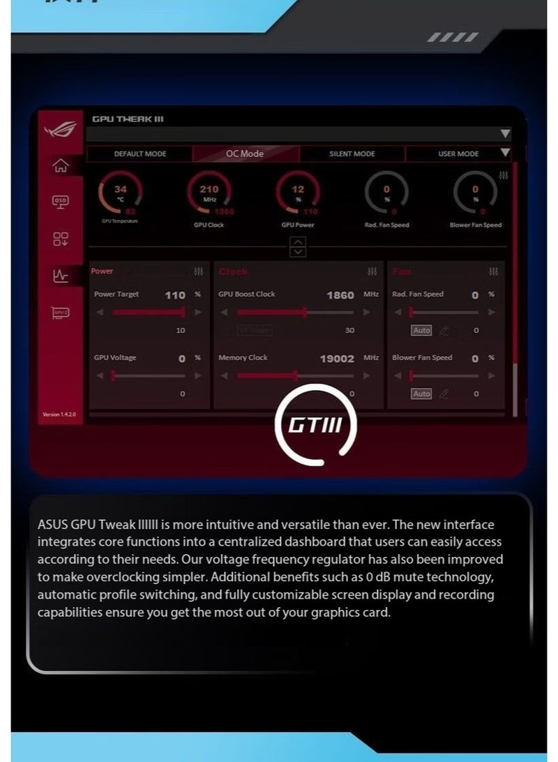 بطاقة رسومات ASUS ATS RX9070 GRE بسعة 12GB – إصدار خاص للصين بمعمارية AMD RDNA 4 | شريحة Navi 48 وذاكرة GDDR6 بسرعة عالية وبواجهة 192-بت – نسخة “Megalodon” مكسورة السرعة - Image 3