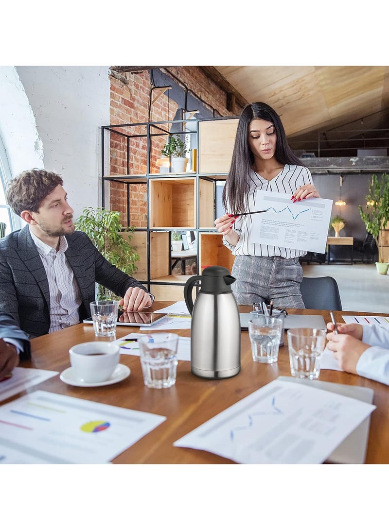 DubaiGallery 2L Thermos Flask Double Wall Jug Hot or Cold Isolating Stainless Steel Thermal - Image 4