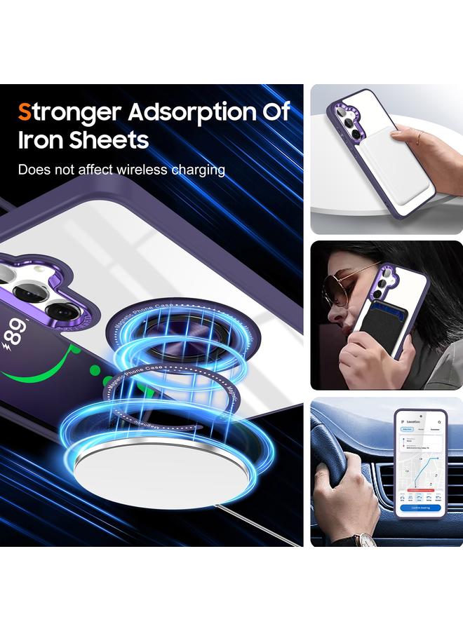 erorex Case For Samsung Galaxy A55 Magnetic Rotating Ring Holder Phone Case - Image 4