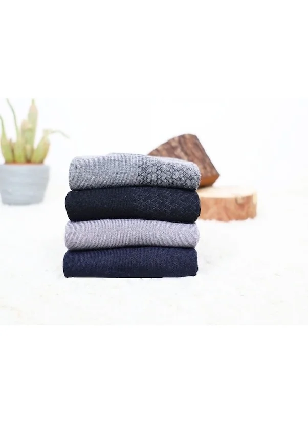 كرال سوكس Men's Bamboo Socks Toe Seamless Soft Washable Perfumed Long Socks
