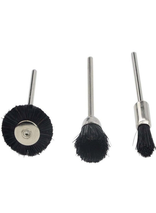 DIY Crafts DIY Crafts Design No # 16, Pack of 10 Pcs, Soft Nylon Bristle Brushes Cup Wire Brush Set Cleaning Polishing Accessories 2.35 mm Shank for Dremel (Design No # 16, Pack of 10 Pcs)  - Image 4