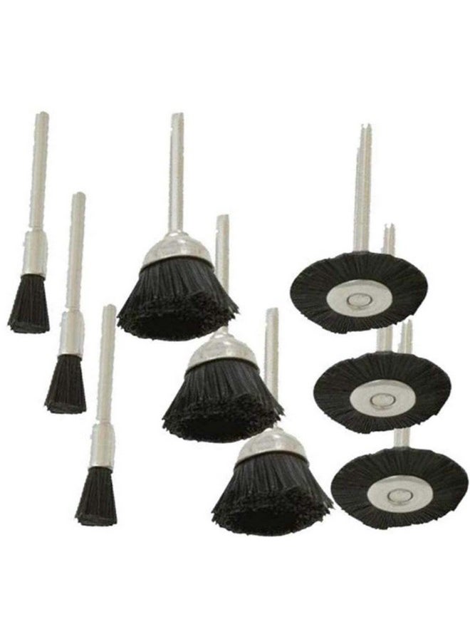 DIY Crafts DIY Crafts Design No # 16, Pack of 10 Pcs, Soft Nylon Bristle Brushes Cup Wire Brush Set Cleaning Polishing Accessories 2.35 mm Shank for Dremel (Design No # 16, Pack of 10 Pcs)  - Image 5