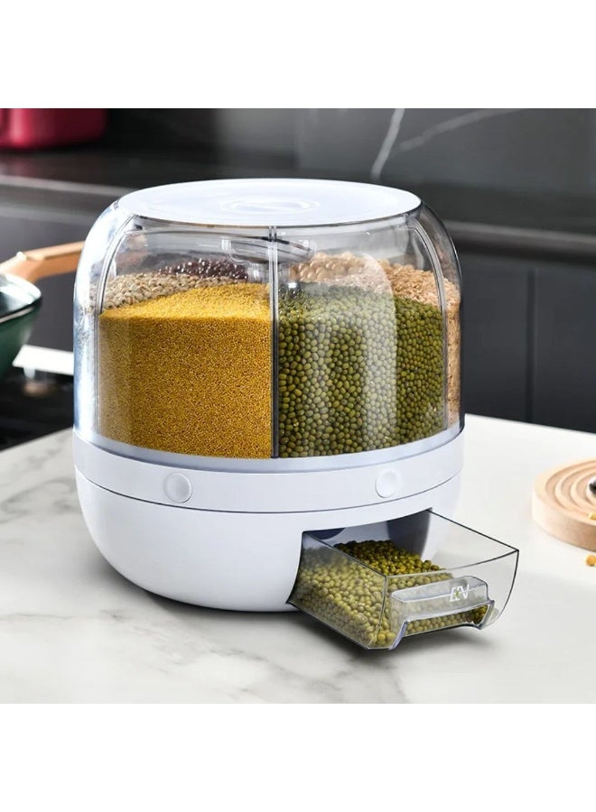 Legume dispenser, 6 compartments, 7 liters - Image 1