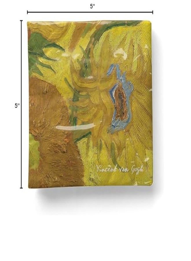 العاهل مناديل ورقية للكوكتيلات/المشروبات من مونارك، مقاس 5 بوصات × 5 بوصات، عبوة من 20 منديلًا (عباد الشمس لفان جوخ) - Image 3