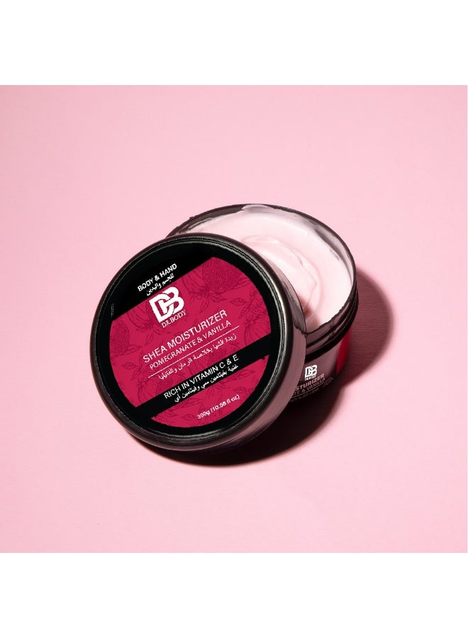 DR.BODY Shea Moisturizer Rich In Vitamin C & E 300 G - Image 3