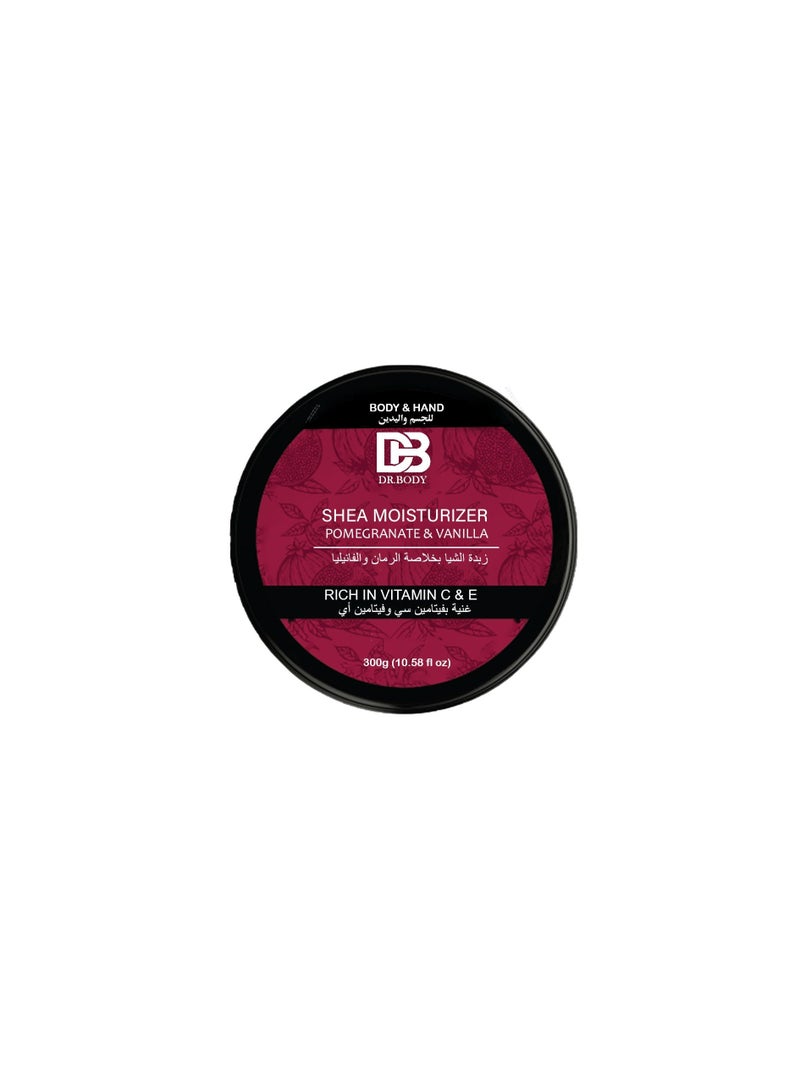 DR.BODY Shea Moisturizer Rich In Vitamin C & E 300 G - Image 4
