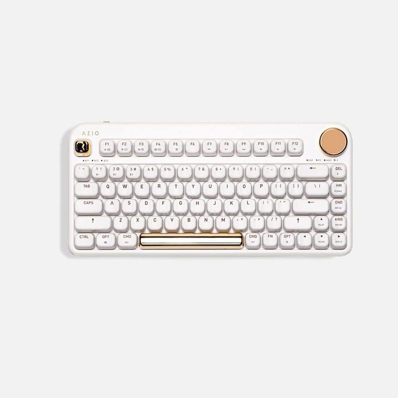 Azio IZO Wireless BT5USB PC Mac Mechanical Keyboard White Blossom - Image 2