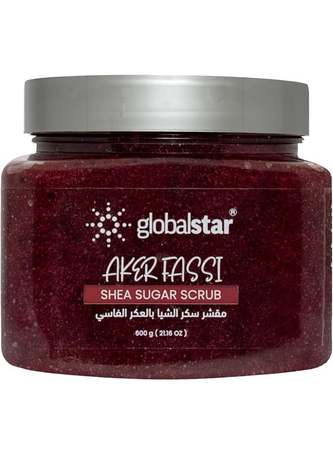 globalstar سكر مقشر شيا أكر فاسي - 600 مل - Image 1