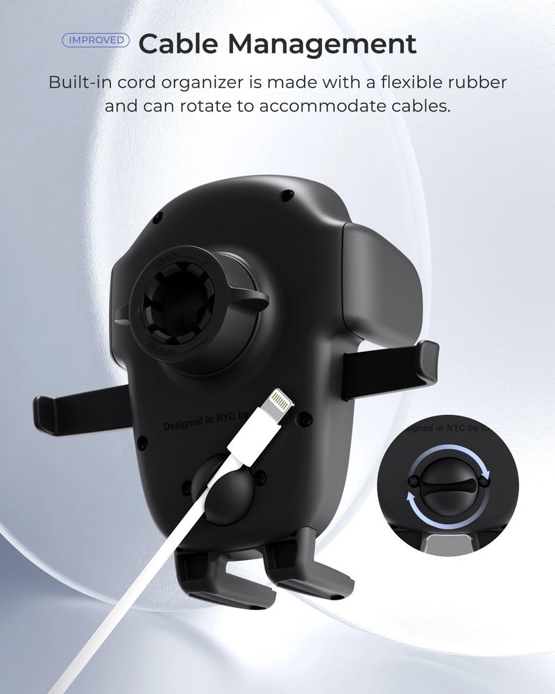 iOttie Easy One Touch Advanced Air Vent Car Phone Mount - Universal Cell Phone Holder for iPhone, Google, Samsung, Moto, LG, and All Other Smartphones - Image 5