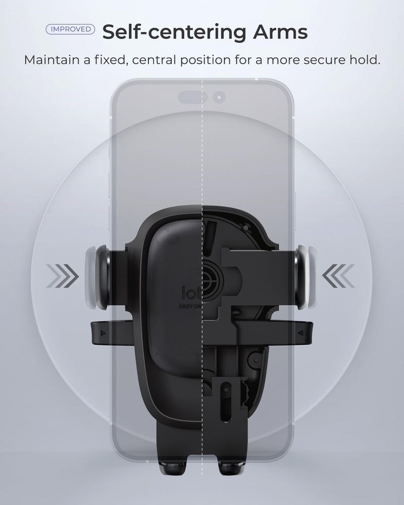 iOttie Easy One Touch Advanced Air Vent Car Phone Mount - Universal Cell Phone Holder for iPhone, Google, Samsung, Moto, LG, and All Other Smartphones - Image 3