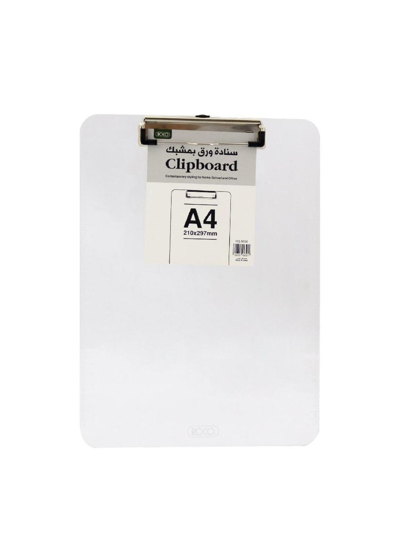 Standard Clipboard A4 Letter Plastic Clear