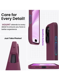 Houmt iPhone 16 Pro Max Case Soft Liquid Silicone iPhone 16 Pro Max Cover Anti-Scratch Shockproof TPU Case Cover for Apple iPhone 16 Pro Max 6.9 inch  - Image 5