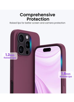 Houmt iPhone 16 Pro Max Case Soft Liquid Silicone iPhone 16 Pro Max Cover Anti-Scratch Shockproof TPU Case Cover for Apple iPhone 16 Pro Max 6.9 inch  - Image 4