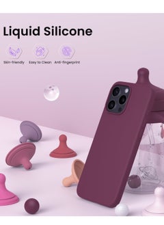 Houmt iPhone 16 Pro Max Case Soft Liquid Silicone iPhone 16 Pro Max Cover Anti-Scratch Shockproof TPU Case Cover for Apple iPhone 16 Pro Max 6.9 inch  - Image 3