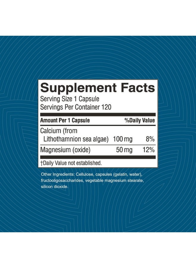 Nature's Sunshine Sea Calcium 120 Capsules  Promotes Bone And Teeth Health Offsets Body Acidity And Helps Maintain Ph Levels - Image 3