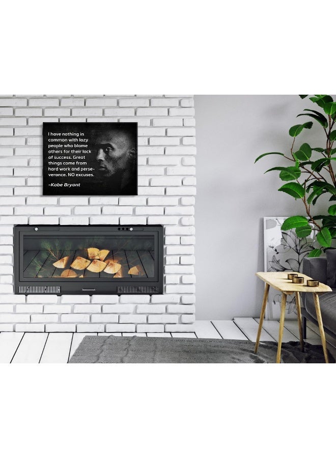 Creoate Motivational Wall Art, Kobe Bryant Poster Canvas Print Wall Art Black Inspirational Mamba Mentality Wall Art for Office, Teens Room, Gym Wall Decor - Image 5