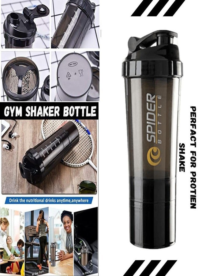 Neprock New Gym Bag Combo for Men Combo Set for Men and Women Workout - Boost Your Workout with My Gym Bag, Wrist Band & Gym Shaker Bottle || Shaker Bottle 500 ml || My GymBag for Fitness (Brown) - Image 3