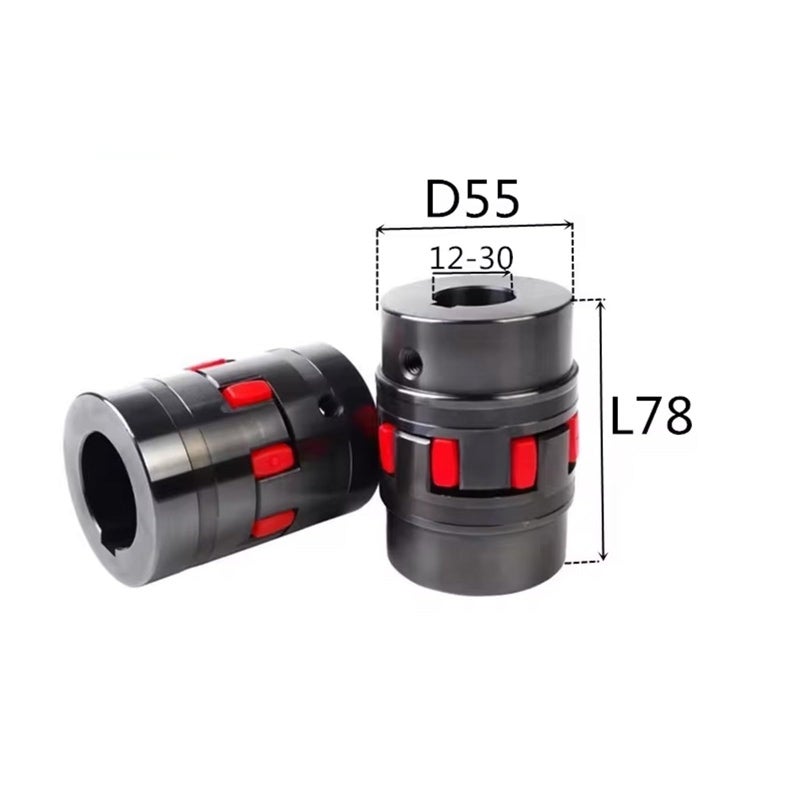 Star Coupling Plum Blossom Elastic Claw Coupling XL2 Diameter 55 Inner Hole 10 30 Size 12 15mm - Image 3