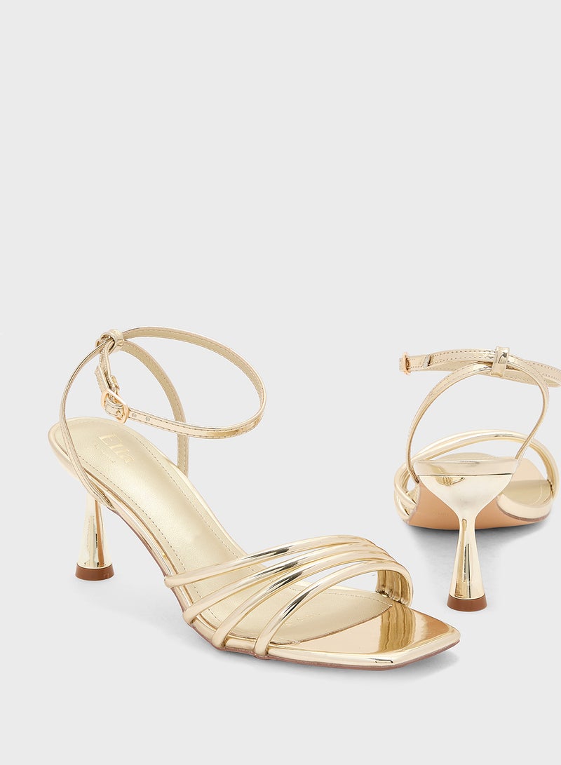 ايلا صندل بكعب بحزام خلفي - Image 4