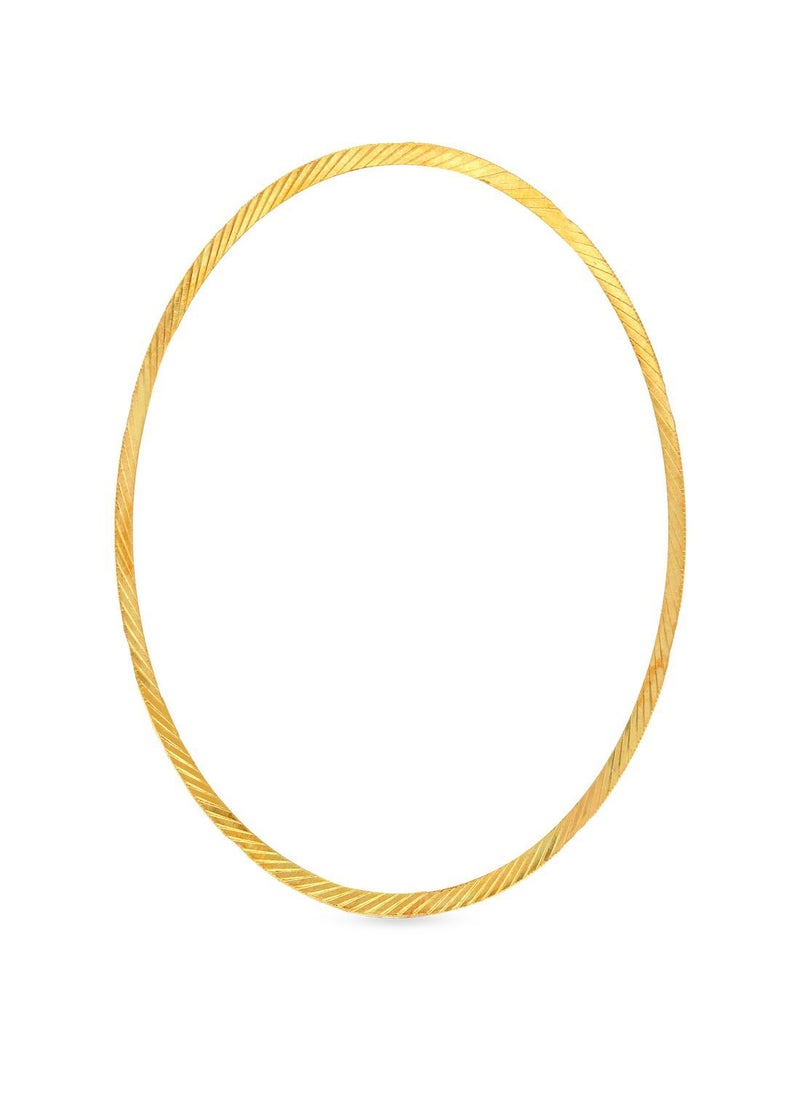 Malabar Gold and Diamonds Malabar Gold and Diamonds 22 KT 916 Purity Gold Bangle EMBNHMBC206  - Image 3