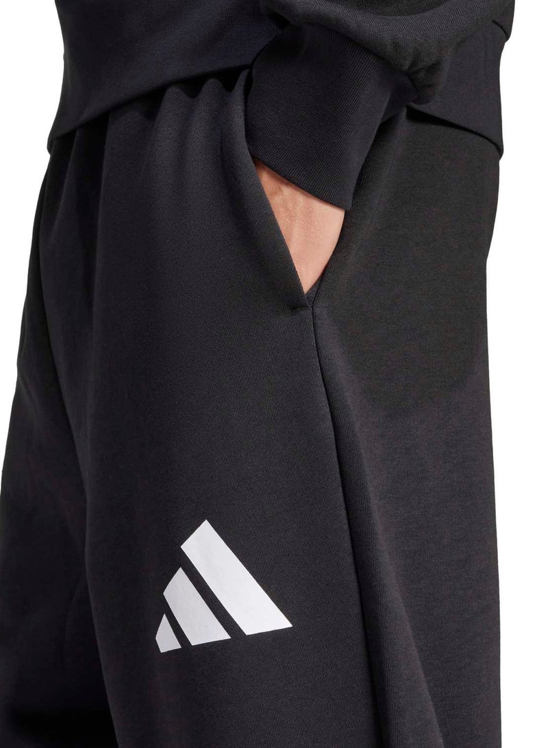 Adidas Essentials Wide Leg Three Bar Pants - Image 4