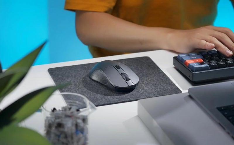 Keychron M3 Wireless Gaming Optical Mouse TriMode 24 GHzBluetooth 51Wired PixArt PAW 3395 Sensor 4000Hz Polling Rate 79g Lightweight Programmable Macro Button for Windows PCMac Black - Image 3