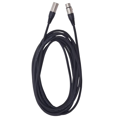 Bajaao Profesional quality, XLR Male to XLR Female Balanced Microphone Cable- Black 6M / 20ft - Image 3
