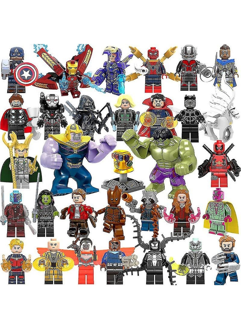 32-Pack Marvel Avengers Super Heroes Comic Mini Figures DC Mini Figures Gifts for Kids  - Image 1