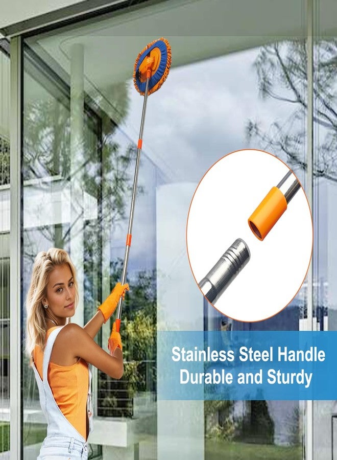 BAIDOON 52" Multipurpose Microfiber Duster with 2 Washable Chenille Microfiber Cloth Head, Baseboard Cleaner, Wall Duster, Car Duster, Cleaning Supplies for Walls, Ceilings, Floors, Car, Furniture - Image 5