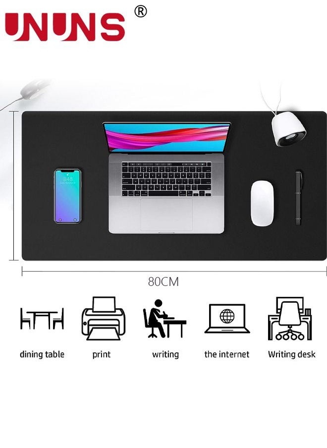 Leather Desk Pad Protector,Mouse Pad,Office Desk Mat, Non-Slip Leather Keyboard Pad,Laptop Mouse Mat,Waterproof Desk Writing Pad for Office and Home