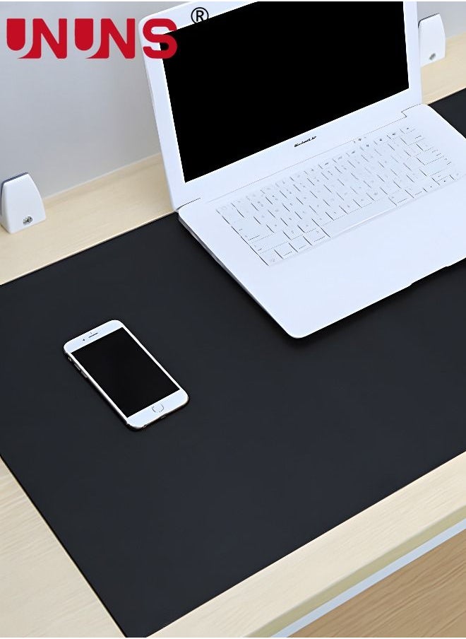 UNUNS Leather Desk Pad Protector,Mouse Pad,Office Desk Mat, Non-Slip Leather Keyboard Pad,Laptop Mouse Mat,Waterproof Desk Writing Pad for Office and Home  - Image 2