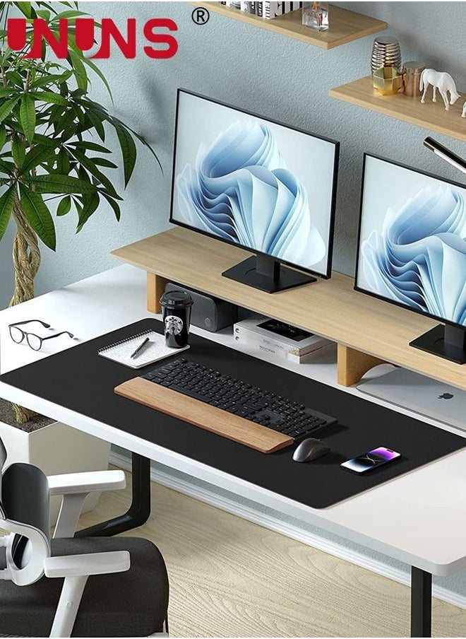UNUNS Leather Desk Pad Protector,Mouse Pad,Office Desk Mat, Non-Slip Leather Keyboard Pad,Laptop Mouse Mat,Waterproof Desk Writing Pad for Office and Home  - Image 4