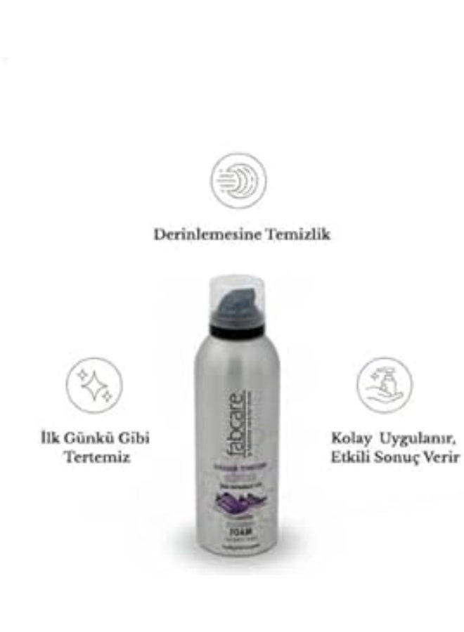 فوم تنظيف الأحذية فاب كير لجميع الخامات - منظف أحذية رياضي فعال | FabCare Shoe Cleaning Foam for All Materials - Image 3