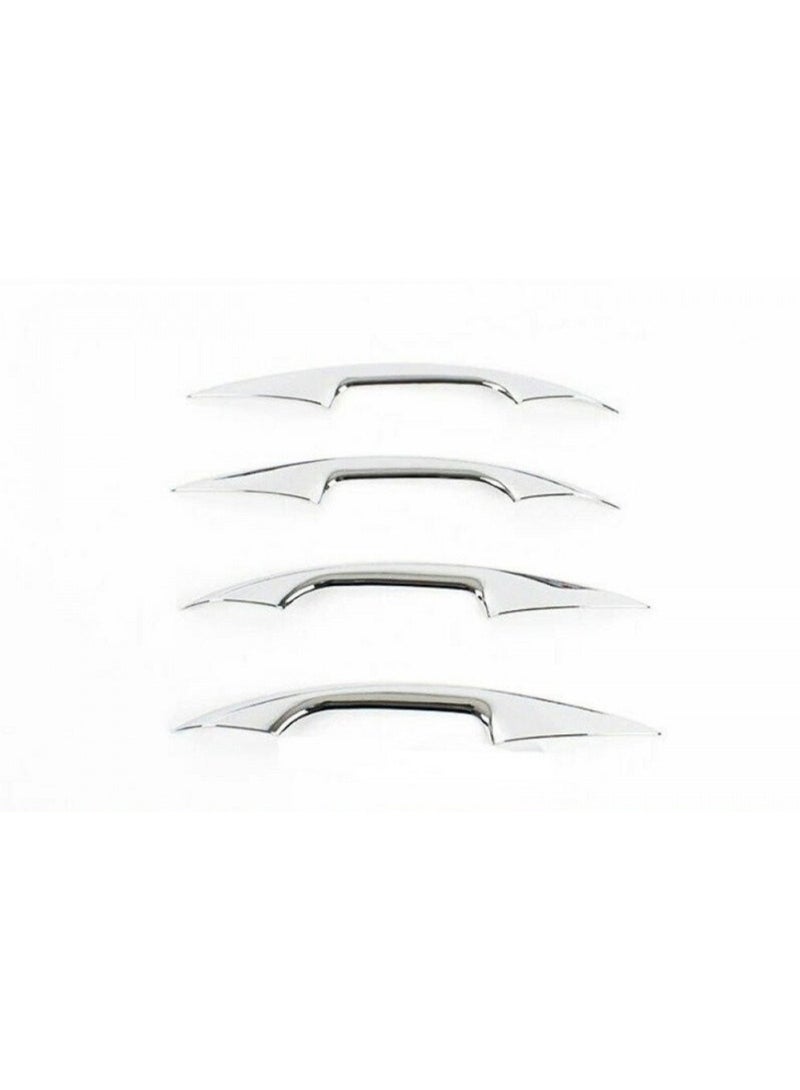 Chrome Door Handle Covers for Hyundai Sonata 2020–2022, Exterior ABS Chrome Trim Set, Easy Install Clip-On Design - Image 2