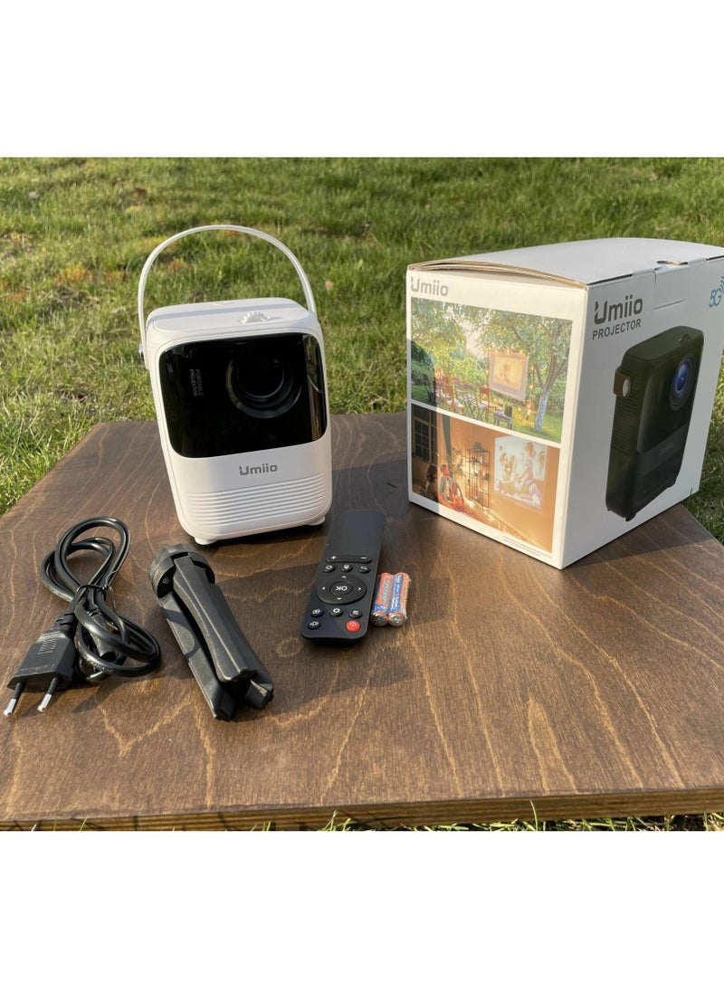 Umiio Portable HD WiFi Theatre Android TV Projector System For Indoor Outdoor Use Built In Netflix Play Store YouTube  - Image 3