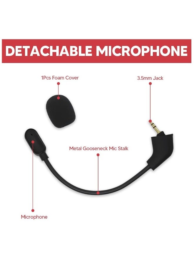 Topleo Replacement Mic For HyperX Cloud 2 Gaming Headset 3.5mm - Image 5
