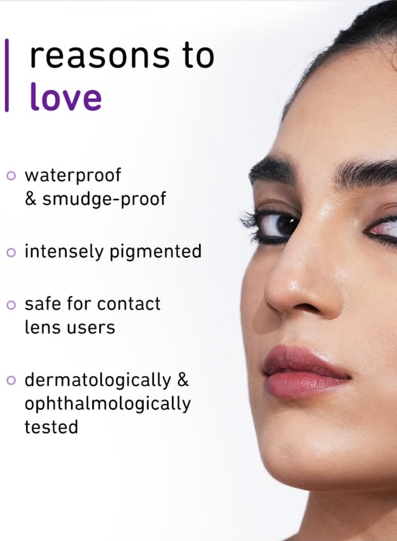 Plum Naturstudio Kajal | Water & Smudge-Proof | With Sharpener | 1.2 Gm - Image 2