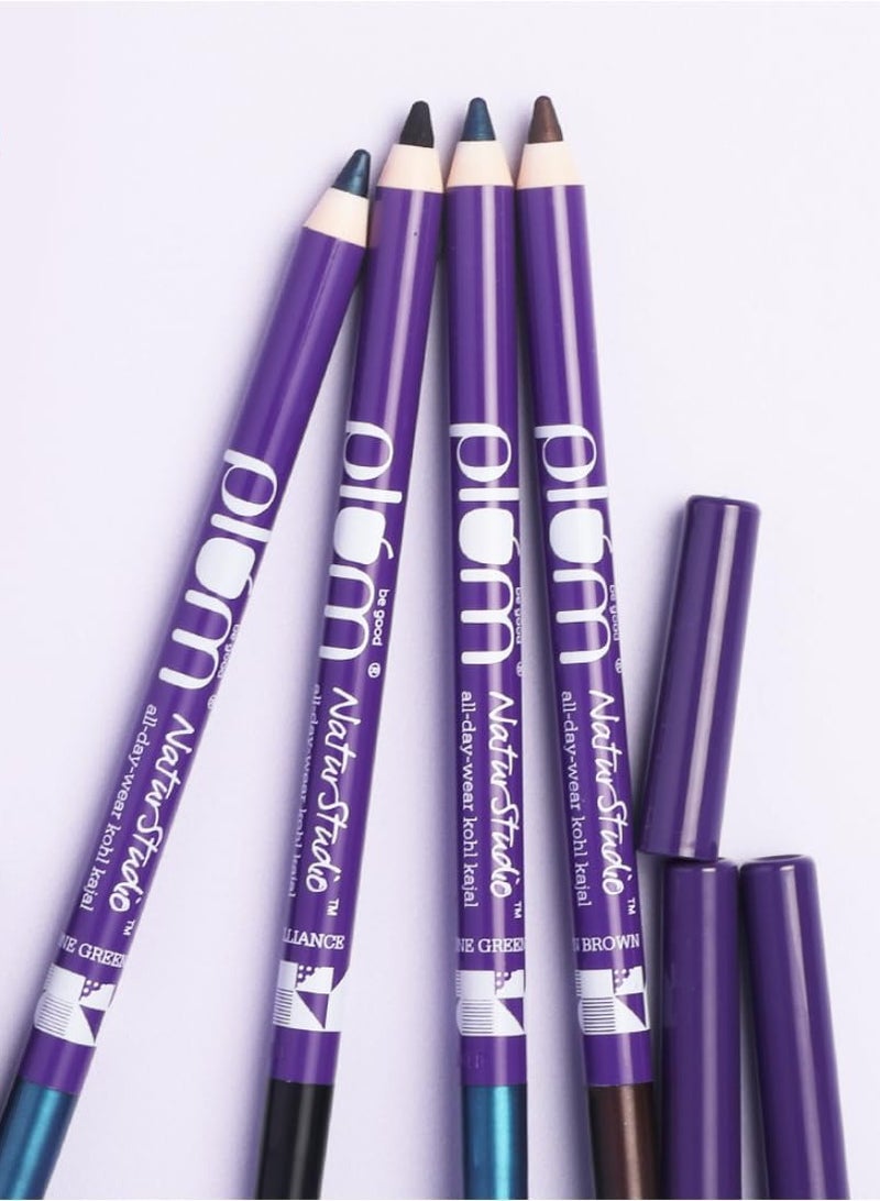 Plum Naturstudio Kajal | Water & Smudge-Proof | With Sharpener | 1.2 Gm - Image 5
