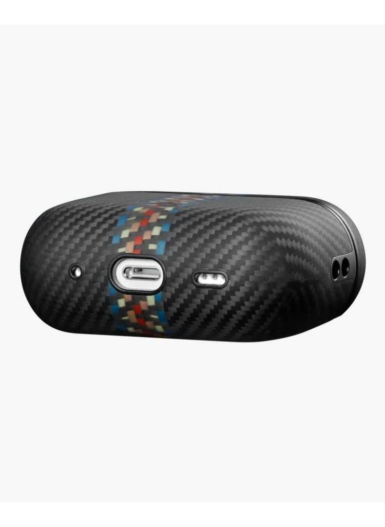 PITAKA MagEZ Airpods Pro 2 Case / Aramid Fiber Material / MagSafe Compatible - Rappsody 600D  - Image 3