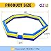 OZIS 20FT Inflatable Gaga Ball Pit with Gagaball Portable Gagaball Court for IndoorOutdoor Sports Family Activities Easy to Setup BlueYellow - Image 4