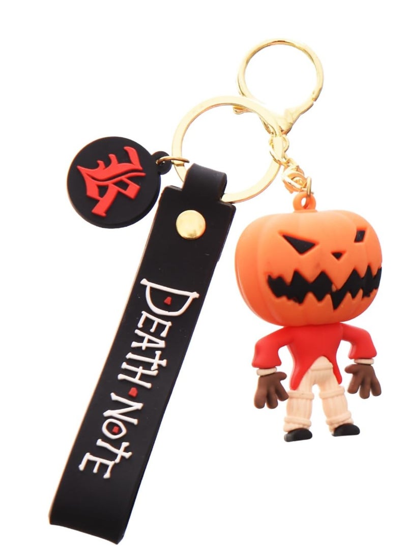 DEATH NOTE keychain medallion - Red Orange