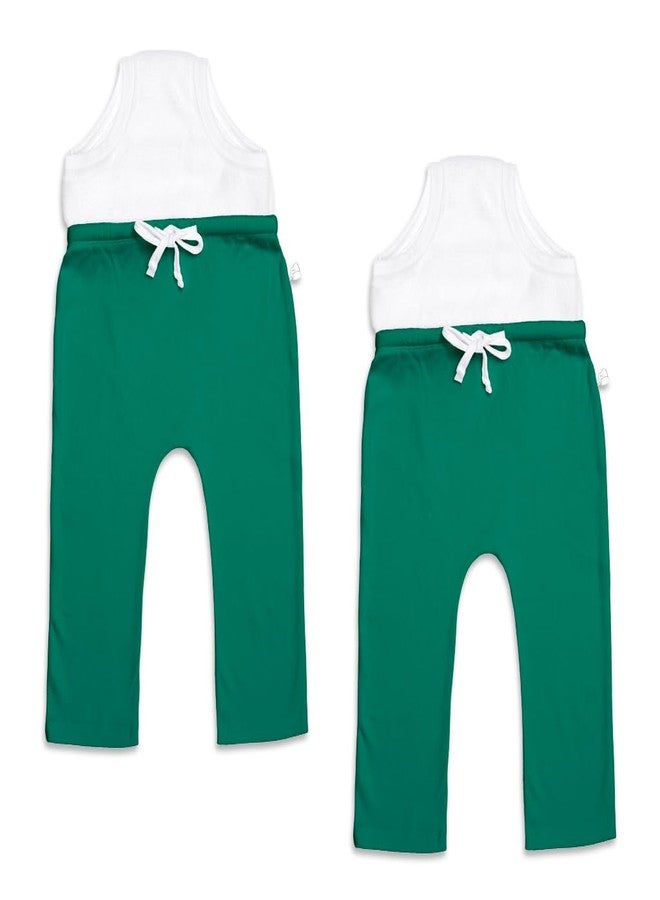 superbottoms Diaper Pants | Cotton Baby Cotton Pants with Attached Padded Underwear | Ideal for Diaper-Free Time, Outings & Potty Training | Unisex Solid Print | 2-3Y | Soft Fit - Image 1